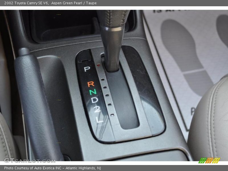 Aspen Green Pearl / Taupe 2002 Toyota Camry SE V6