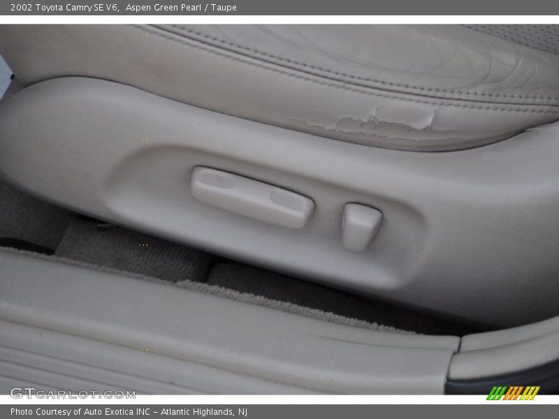 Aspen Green Pearl / Taupe 2002 Toyota Camry SE V6