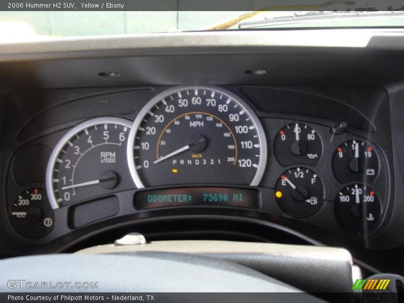  2006 H2 SUV SUV Gauges