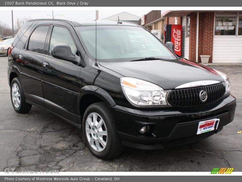 Black Onyx / Gray 2007 Buick Rendezvous CX