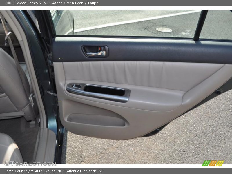 Aspen Green Pearl / Taupe 2002 Toyota Camry SE V6