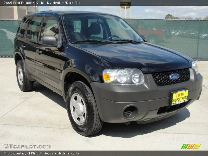 Black / Medium/Dark Flint 2006 Ford Escape XLS