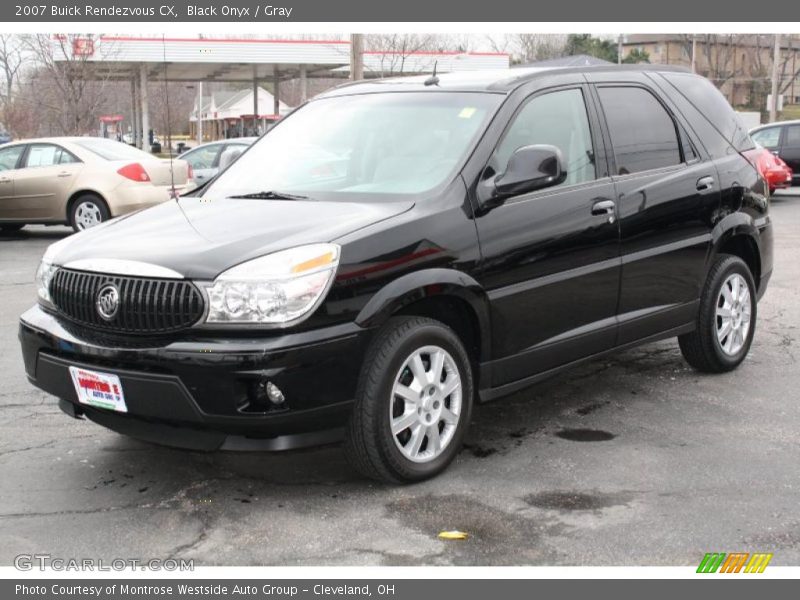 Black Onyx / Gray 2007 Buick Rendezvous CX