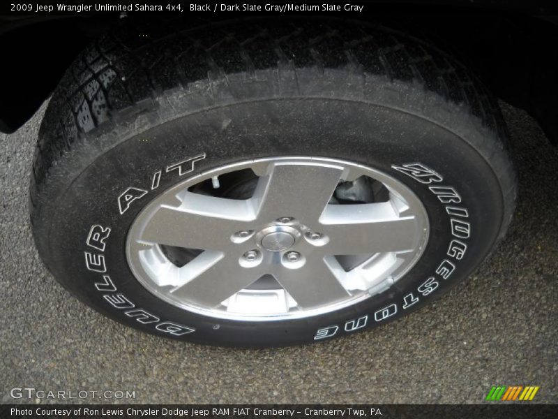 Black / Dark Slate Gray/Medium Slate Gray 2009 Jeep Wrangler Unlimited Sahara 4x4