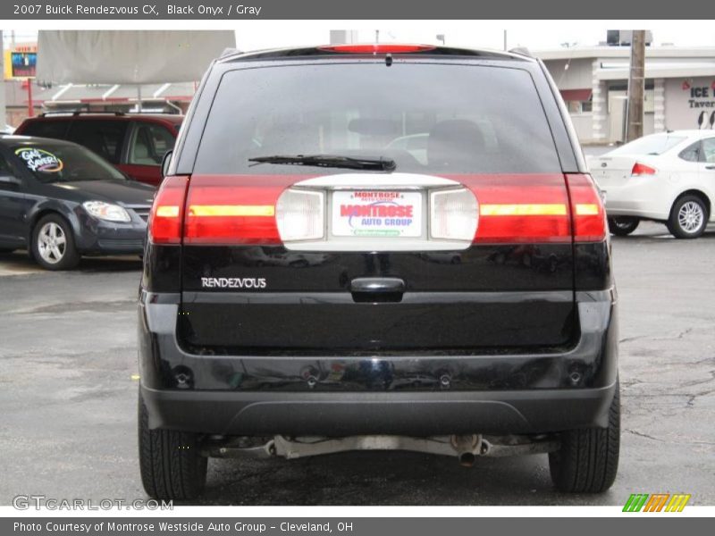 Black Onyx / Gray 2007 Buick Rendezvous CX