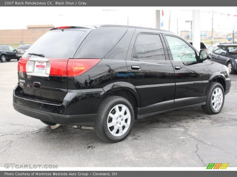 Black Onyx / Gray 2007 Buick Rendezvous CX