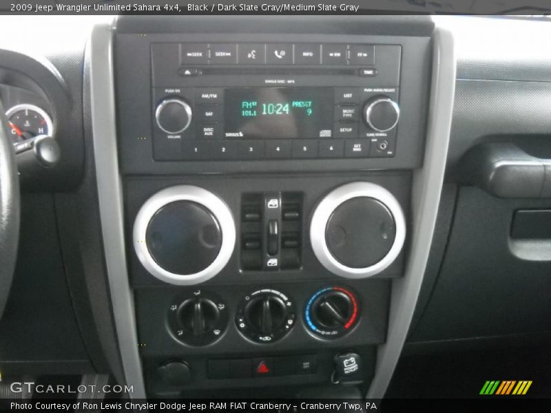Black / Dark Slate Gray/Medium Slate Gray 2009 Jeep Wrangler Unlimited Sahara 4x4