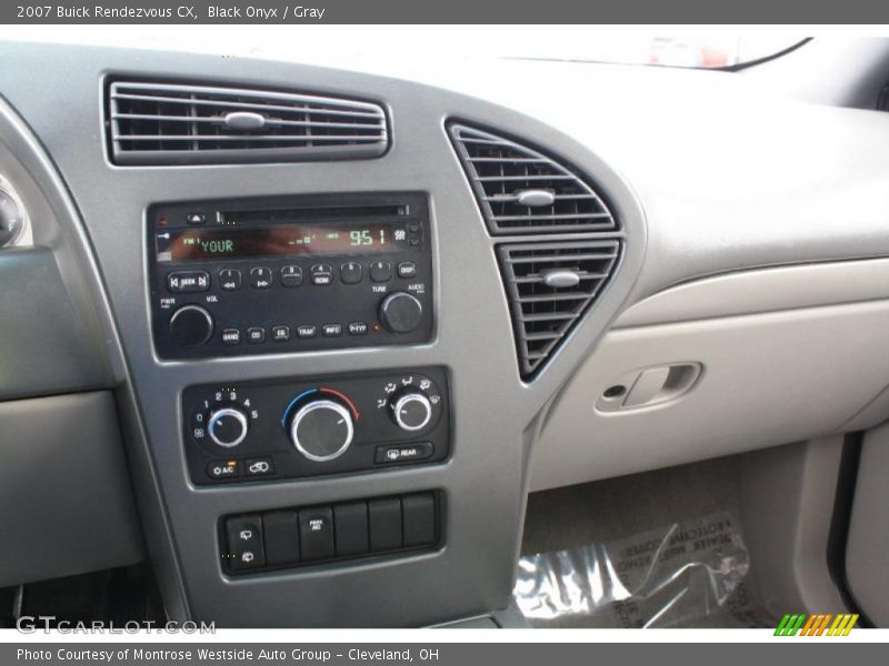 Black Onyx / Gray 2007 Buick Rendezvous CX