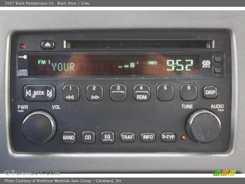 Black Onyx / Gray 2007 Buick Rendezvous CX