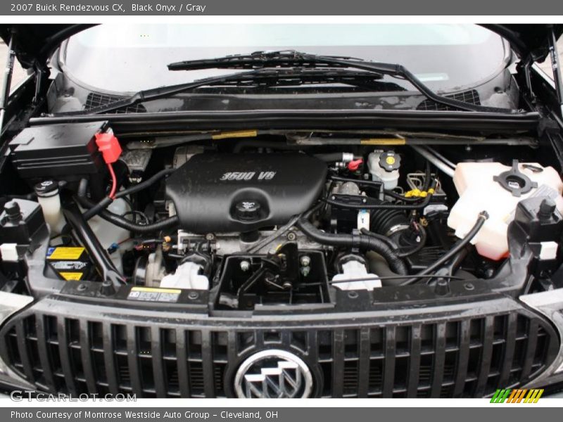 Black Onyx / Gray 2007 Buick Rendezvous CX