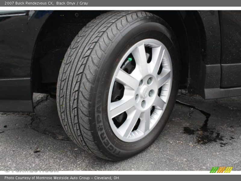 Black Onyx / Gray 2007 Buick Rendezvous CX