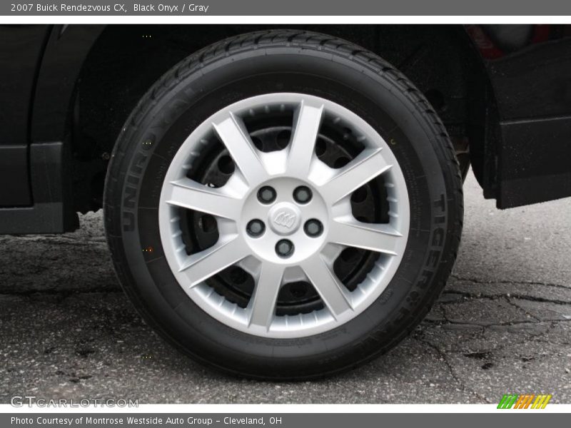 Black Onyx / Gray 2007 Buick Rendezvous CX