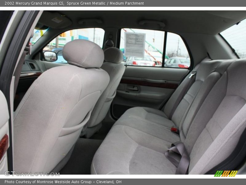 Spruce Green Metallic / Medium Parchment 2002 Mercury Grand Marquis GS