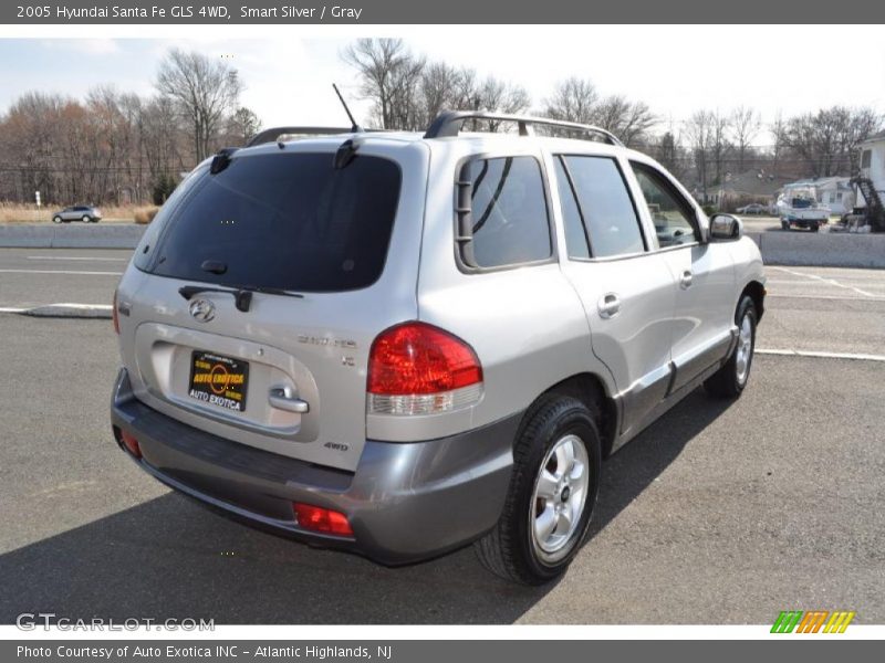 Smart Silver / Gray 2005 Hyundai Santa Fe GLS 4WD