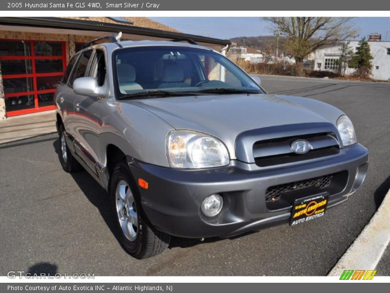 Smart Silver / Gray 2005 Hyundai Santa Fe GLS 4WD