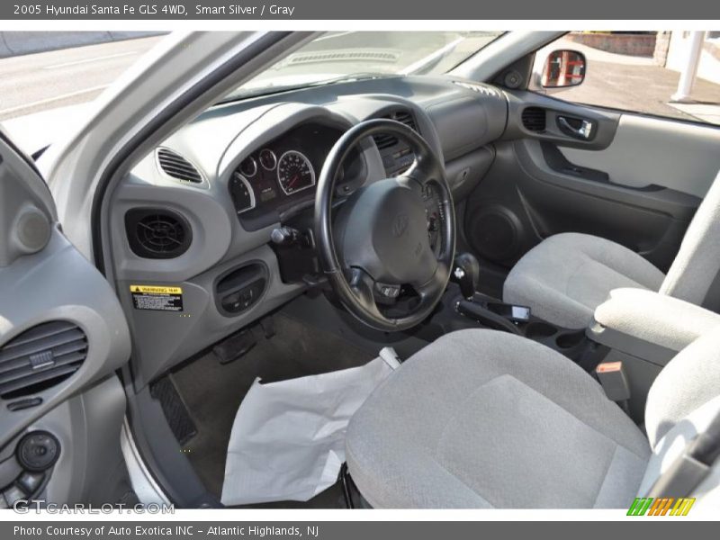 Smart Silver / Gray 2005 Hyundai Santa Fe GLS 4WD