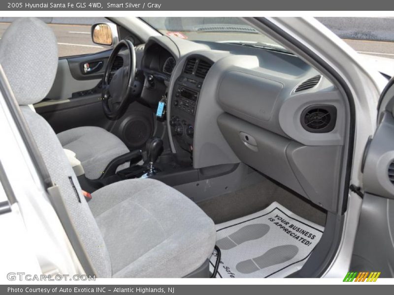Smart Silver / Gray 2005 Hyundai Santa Fe GLS 4WD