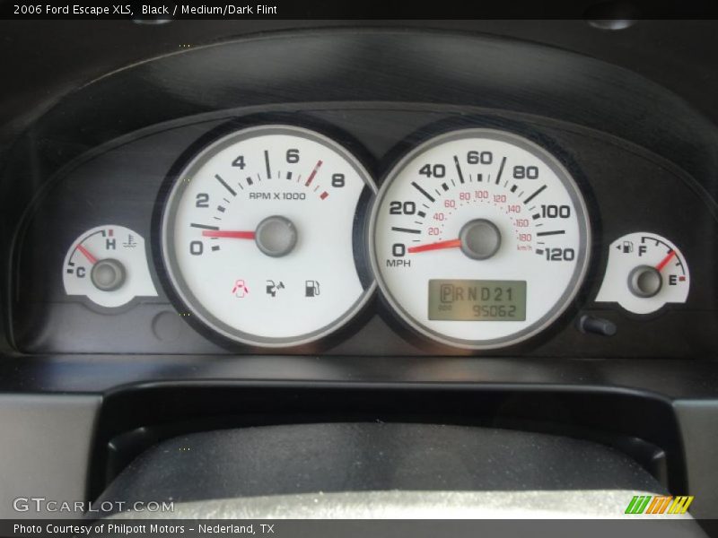 Black / Medium/Dark Flint 2006 Ford Escape XLS