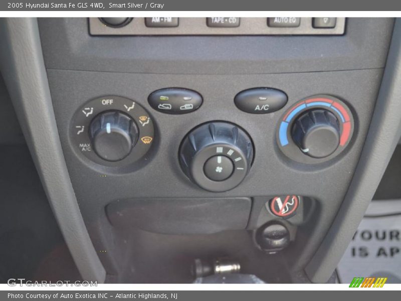 Smart Silver / Gray 2005 Hyundai Santa Fe GLS 4WD
