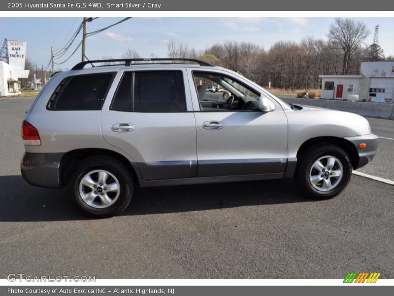 Smart Silver / Gray 2005 Hyundai Santa Fe GLS 4WD