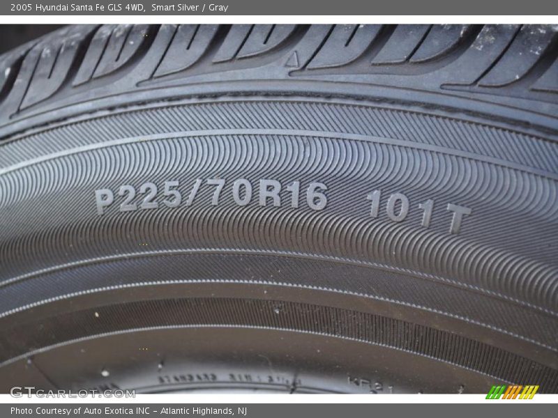 Smart Silver / Gray 2005 Hyundai Santa Fe GLS 4WD