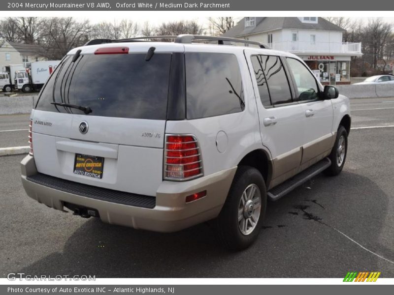 Oxford White / Medium Dark Parchment 2004 Mercury Mountaineer V8 AWD