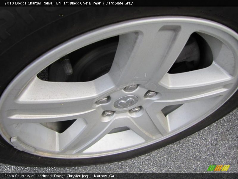 Brilliant Black Crystal Pearl / Dark Slate Gray 2010 Dodge Charger Rallye