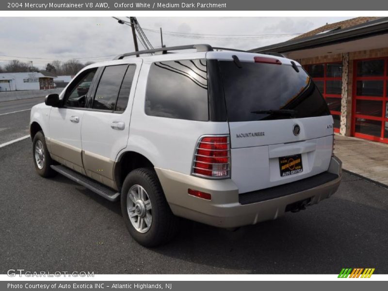 Oxford White / Medium Dark Parchment 2004 Mercury Mountaineer V8 AWD
