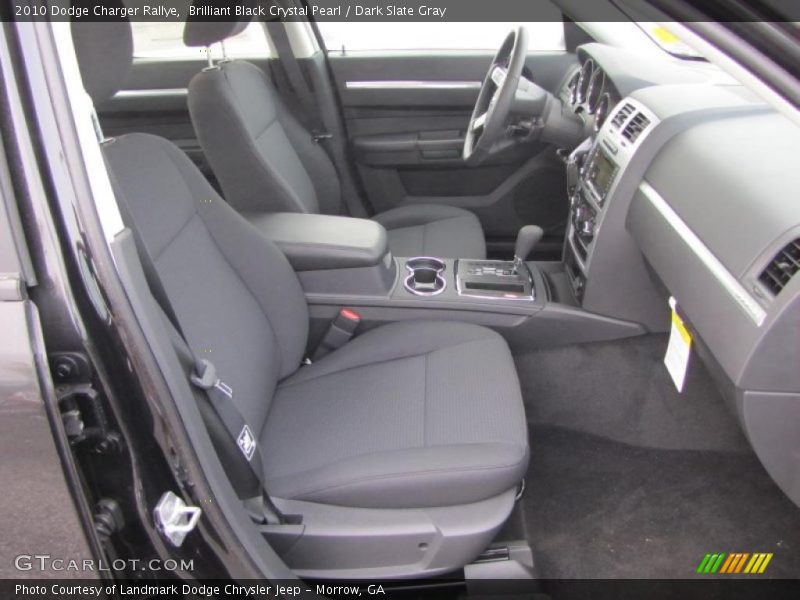 Brilliant Black Crystal Pearl / Dark Slate Gray 2010 Dodge Charger Rallye