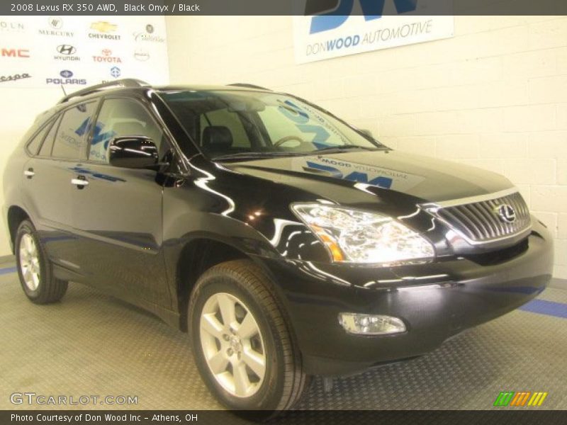 Black Onyx / Black 2008 Lexus RX 350 AWD