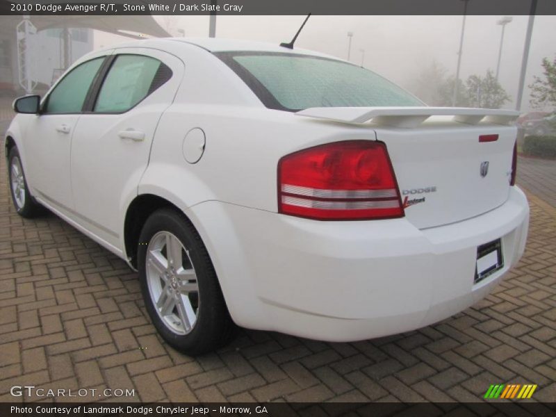 Stone White / Dark Slate Gray 2010 Dodge Avenger R/T
