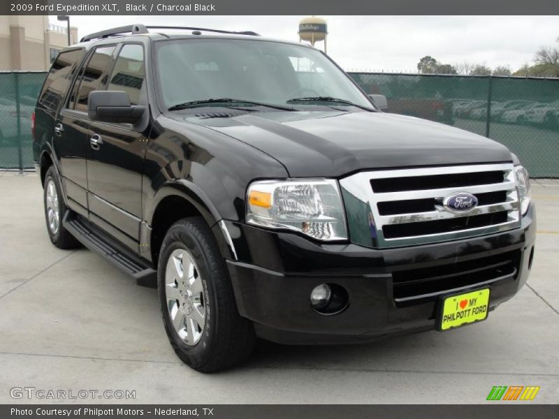 Black / Charcoal Black 2009 Ford Expedition XLT