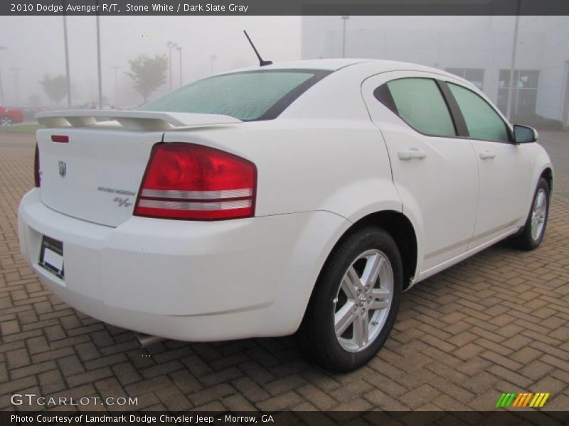 Stone White / Dark Slate Gray 2010 Dodge Avenger R/T