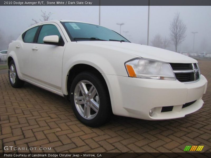 Stone White / Dark Slate Gray 2010 Dodge Avenger R/T