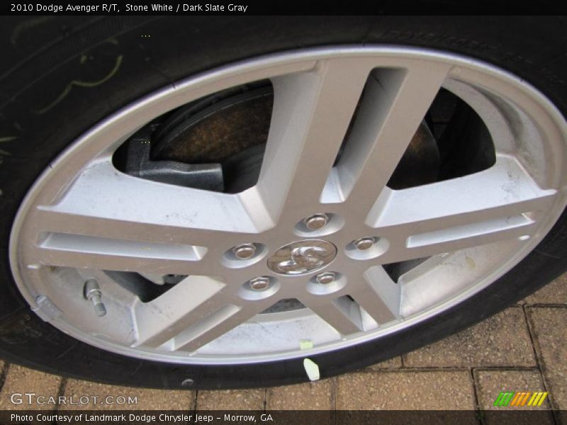 Stone White / Dark Slate Gray 2010 Dodge Avenger R/T
