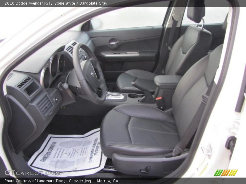 Stone White / Dark Slate Gray 2010 Dodge Avenger R/T