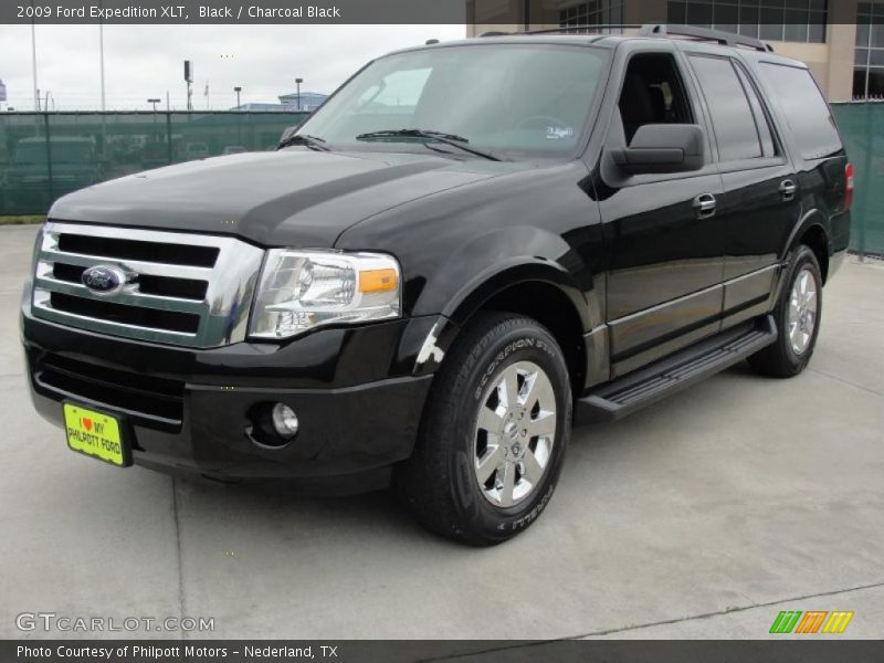 Black / Charcoal Black 2009 Ford Expedition XLT