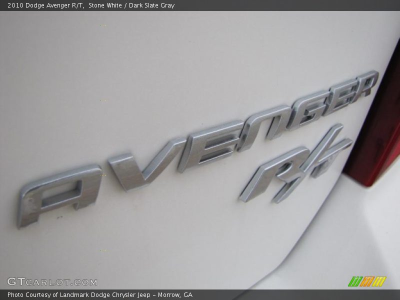 Stone White / Dark Slate Gray 2010 Dodge Avenger R/T
