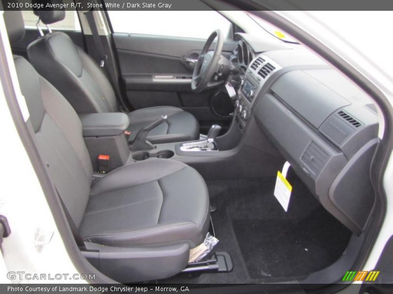 Stone White / Dark Slate Gray 2010 Dodge Avenger R/T