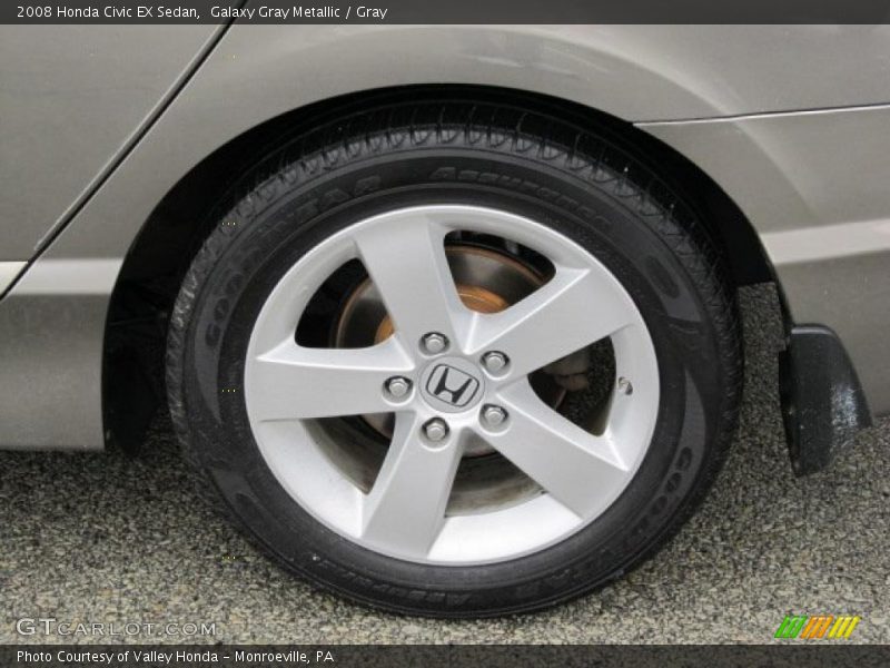 Galaxy Gray Metallic / Gray 2008 Honda Civic EX Sedan