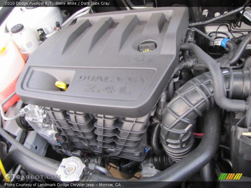 Stone White / Dark Slate Gray 2010 Dodge Avenger R/T