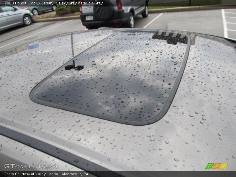 Galaxy Gray Metallic / Gray 2008 Honda Civic EX Sedan