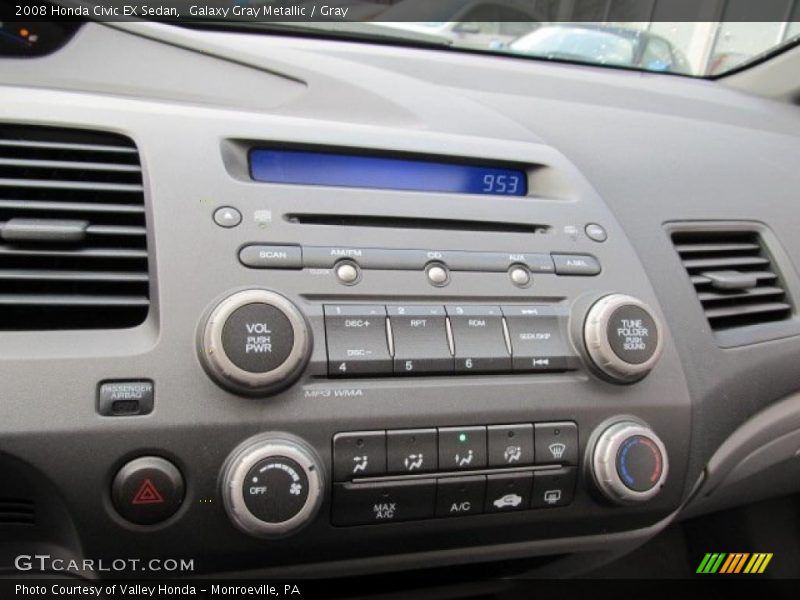 Galaxy Gray Metallic / Gray 2008 Honda Civic EX Sedan