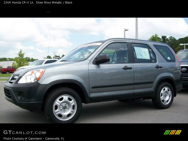 Silver Moss Metallic / Black 2006 Honda CR-V LX