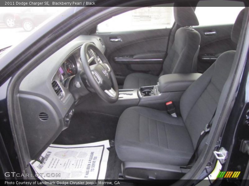  2011 Charger SE Black Interior