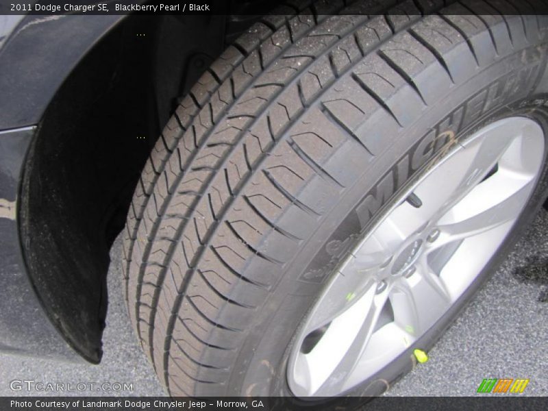 Blackberry Pearl / Black 2011 Dodge Charger SE