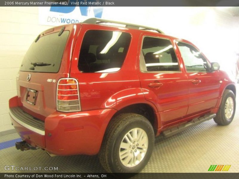 Vivid Red Metallic / Black 2006 Mercury Mariner Premier 4WD