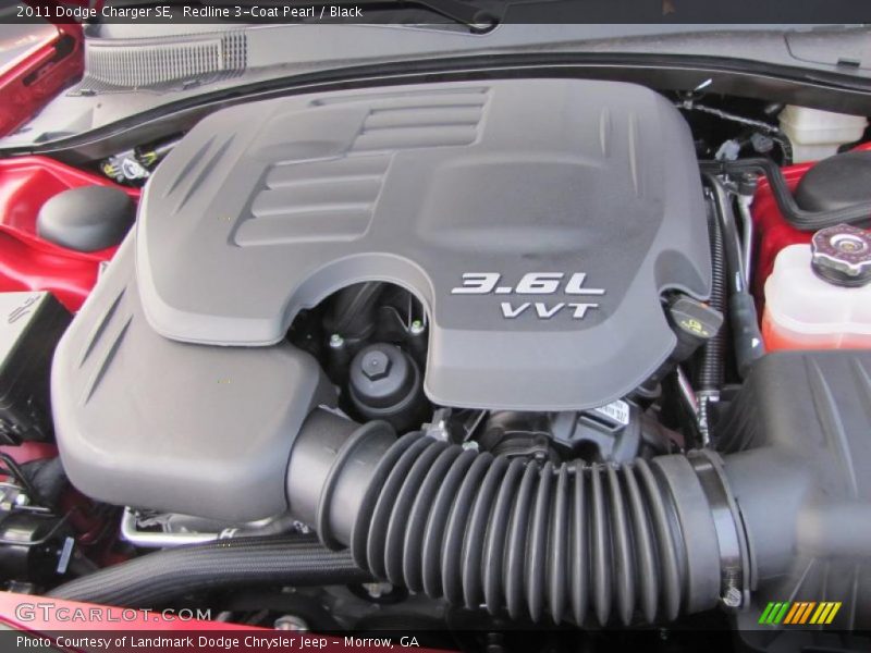 Redline 3-Coat Pearl / Black 2011 Dodge Charger SE