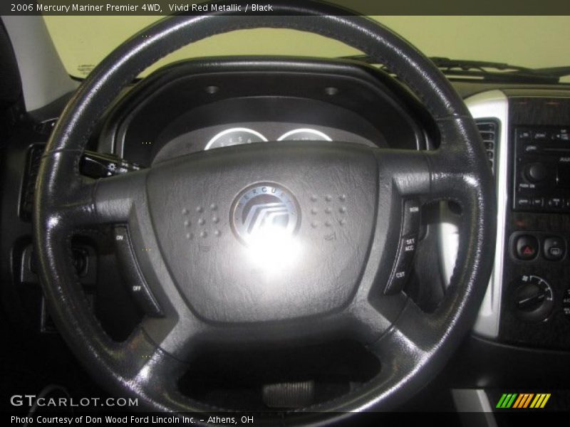 Vivid Red Metallic / Black 2006 Mercury Mariner Premier 4WD