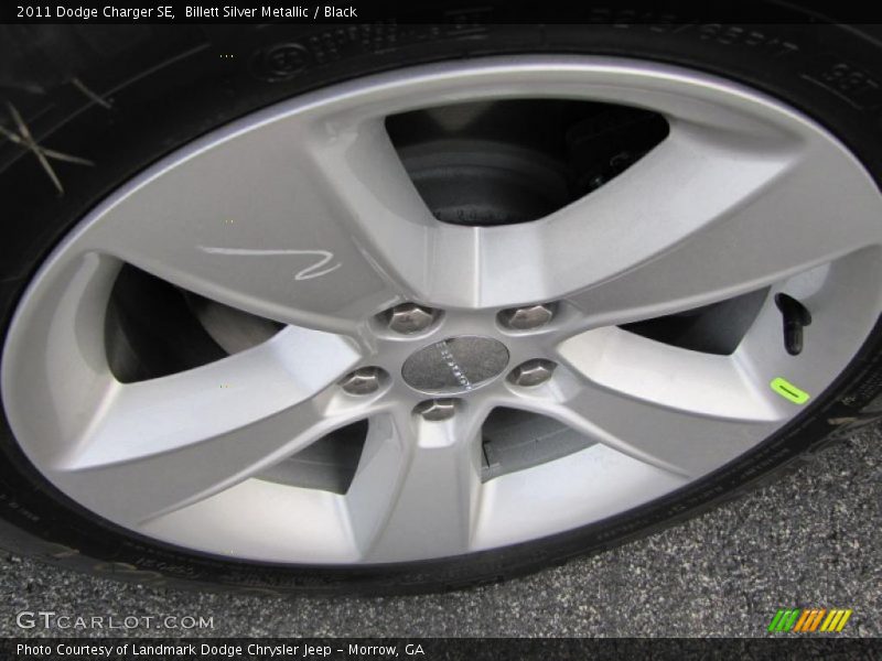 Billett Silver Metallic / Black 2011 Dodge Charger SE
